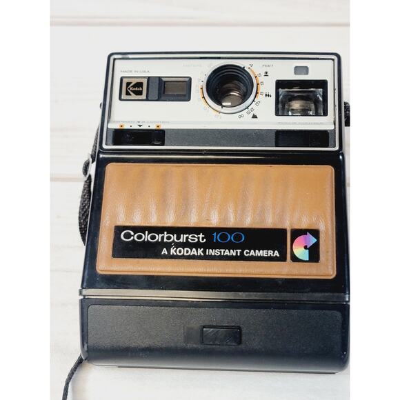 Vintage Kodak Colorburst 100 Instant Film Camera Photography With Strap 1980s - Picture 2 of 12